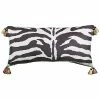 Edie Home Faux Suede Animal Print Reversible Decorative Pillow
