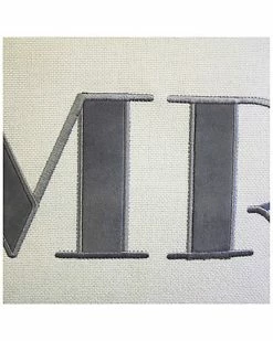 Edie Home Celebrations Embroidered "Mr" Decorative Pillow -Cheap Edie Home Store 3030591076 RLLD 3