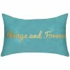 Edie Home Celebrations "Always And Forever" Metallic Velvet Pillow -Cheap Edie Home Store 3030591081 RLLD 1