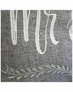 Edie Home Celebrations "Mr & Mrs" Decorative Pillow -Cheap Edie Home Store 3030591082 RLLD 4