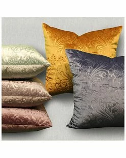 Edie Home Embossed Panne Velvet Decorative Pillow -Cheap Edie Home Store 3030591116 RLLD 3