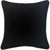 Edie Home Chevron Velvet Decorative Pillow