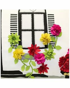 Edie Home Dimensional Flowers Home Indoor/Outdoor Decorative Pillow -Cheap Edie Home Store 3030591166 RLLD 3