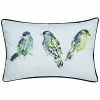 Edie Home Reversible Ribbon Blue Birds Lumbar Decorative Pillow -Cheap Edie Home Store 3030591170 RLLD 1