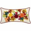 Edie Home Harvest Dimensional Leaves Lumbar Decorative Pillow -Cheap Edie Home Store 3030723402 RLLD 1