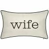 Edie Home Celebrations Wife Embroidered Decorative Pillow -Cheap Edie Home Store 3030723413 RLLD 1