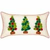 Edie Home Indoor/Outdoor Holiday Potted Christmas Trees Decorative Pillow