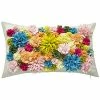 Edie Home Floral Bouquet Dimensional Indoor/Outdoor Lumbar Decorative Pillow -Cheap Edie Home Store 3030966163 RLLD 1