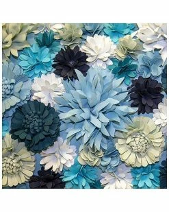 Edie Home Indoor/Outdoor Floral Bouquet Dimensional Lumbar Decorative Pillow -Cheap Edie Home Store 3030966164 RLLD 3