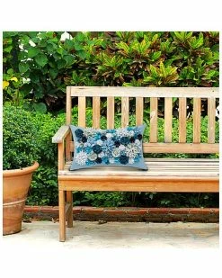 Edie Home Indoor/Outdoor Floral Bouquet Dimensional Lumbar Decorative Pillow -Cheap Edie Home Store 3030966164 RLLD 4