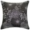 Edie Home Indoor/Outdoor Fine Line Embroidered Floral Decorative Pillow -Cheap Edie Home Store 3030966165 RLLD 1