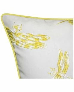 Edie Home Indoor/Outdoor Embroidered Dragonflies Decorative Pillow -Cheap Edie Home Store 3030966170 RLLD 3