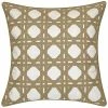Edie Home Indoor/Outdoor Rattan Geometric Decorative Pillow -Cheap Edie Home Store 3030966184 RLLD 1