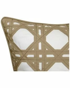 Edie Home Indoor/Outdoor Rattan Geometric Decorative Pillow -Cheap Edie Home Store 3030966184 RLLD 3