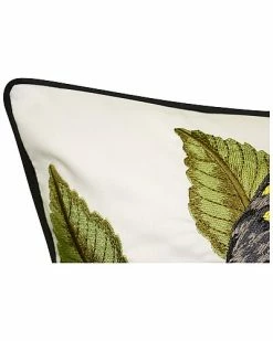 Edie Home Indoor/Outdoor Embroidered Birds Decorative Pillow -Cheap Edie Home Store 3030966191 RLLD 4