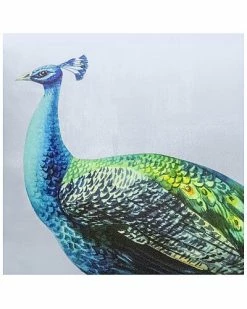 Edie Home Indoor/Outdoor Dramatic Peacock Lumbar Decorative Pillow -Cheap Edie Home Store 3030966193 RLLD 3