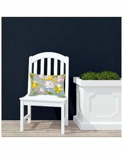 Edie Home Indoor/Outdoor Dimensional Hydrangea Lumbar Decorative Pillow -Cheap Edie Home Store 3030966195 RLLD 4