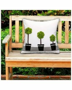 Edie Home Set Of 2 Indoor/Outdoor Modern Dimensional Topiary Decorative Pillows -Cheap Edie Home Store 3030966198 RLLD 4