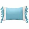 Edie Home Indoor & Outdoor Colorblock Tassel Fringe Lumbar Decorative Pillow -Cheap Edie Home Store 3030966205 RLLD 1