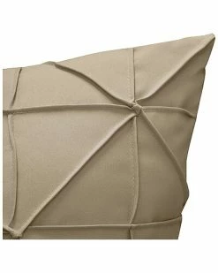 Edie Home Indoor/Outdoor Fishnet Pleat Decorative Pillow -Cheap Edie Home Store 3030966208 RLLD 3