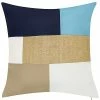 Edie Home Indoor/Outdoor Colorblock Raffia Reversible Decorative Pillow -Cheap Edie Home Store 3030966213 RLLD 1