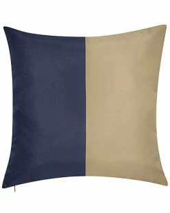 Edie Home Indoor/Outdoor Colorblock Raffia Reversible Decorative Pillow -Cheap Edie Home Store 3030966213 RLLD 2