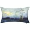 Edie Home Indoor/Outdoor Watercolor Tall Ship Decorative Pillow -Cheap Edie Home Store 3030966214 RLLD 1