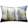 Edie Home Edie@Home Indoor & Outdoor Watercolor Sailboats Decorative Pillow -Cheap Edie Home Store 3030966215 RLLD 1