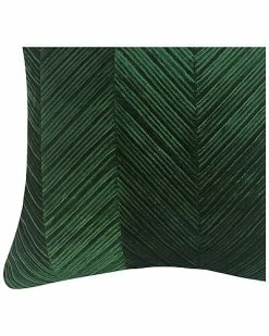 Edie Home Chevron Velvet Decorative Pillow -Cheap Edie Home Store 3050098880 RLLD 3
