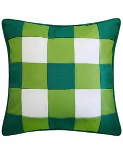 Edie Home Outdoor Gingham Decorative Pillow