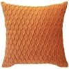 Edie Home Fishnet Ruched Velvet Decorative Pillow -Cheap Edie Home Store 3050098908 RLLD 1