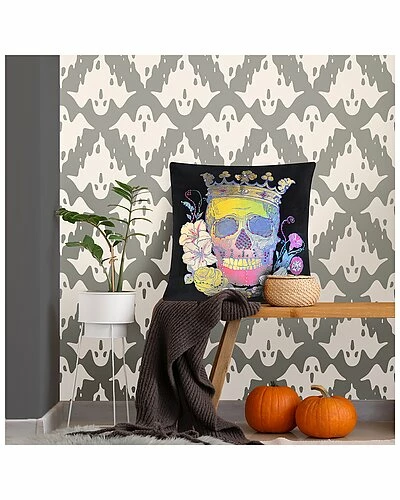 Edie Home Halloween Velvet Day Of The Decorative Pillow 7 Edie Home Halloween Velvet Day Of The Decorative Pillow - Image 5