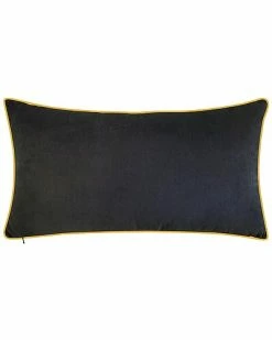 Edie Home Halloween Velvet Gold Dancing Skeletons Decorative Pillow -Cheap Edie Home Store 3050098915 RLLD 2