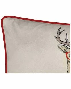 Edie Home Edie@Home Mr & Mrs Reindeer Christmas Decorative Pillow -Cheap Edie Home Store 3050098927 RLLD 5