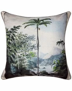 Edie Home Edie@Home New York Botanical Garden Tropical Paradise Pillow