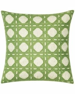 Edie Home Edie@Home Rattan Decorative Pillow