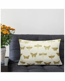 Edie Home Embroidered Butterflies And Moths / Zippered Shell Pillow -Cheap Edie Home Store 3050509682 RLLD 6